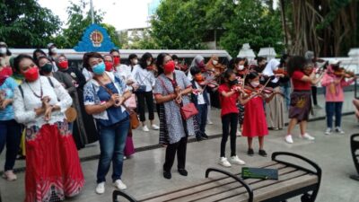 Lagu Kebangsaan Berkumandang di Malioboro