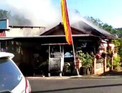 Dapur Ludes Terbakar Akibat Api Menyambar Uap Bensin