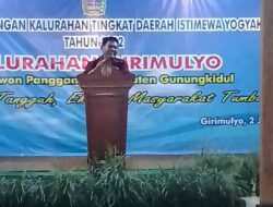 Kalurahan Girimulyo Mewakili Kabupaten Gunungkidul Dalam Kegiatan Evaluasi Perkembangan Kalurahan Tingkat Provinsi DIY