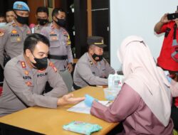 Polres Gunungkidul Adakan Donor Darah Dalam Menyambut HUT Bhayangkara Ke-76