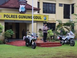 Kapolres Gunungkidul Pimpin Apel Gelar Pasukan Patuh Progo 2022