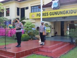 Upacara Korps Raport Dan Pelepasan Purna Tugas Anggota Polres Gunungkidul