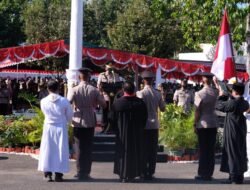 Polda DIY Laksanakan Upacara Pelantikan Bintara Polri TA. 2022 Di SPN Selopamioro Bantul