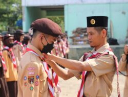 SMK Diponegoro 3 Kedungbanteng Gelar Perkemahan, Kukuhkan Anggota Baru