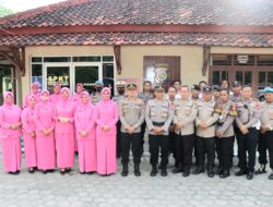 Kunjungan Kerja Kapolres Gunungkidul AKBP Edy Bagus Sumantri, S.I.K., di Mapolsek Ngawen