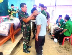 Pembukaan Diklatsar Banser PAC Ansor Polokarto Dihadiri Danramil Polokarto