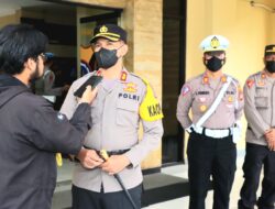 Kapolres Gunungkidul AKBP Edy Bagus Sumantri Pimpin Apel Gelar Pasukan Operasi Zebra Progo 2022