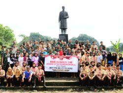 Peringati HUT TNI Ke-77 Kodim 0730/Gunungkidul Gelar Karya Bakti TNI