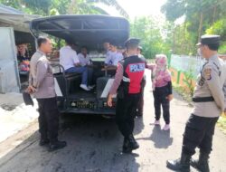 Polisi Tertibkan Belasan Pelajar Yang Terjaring Razia