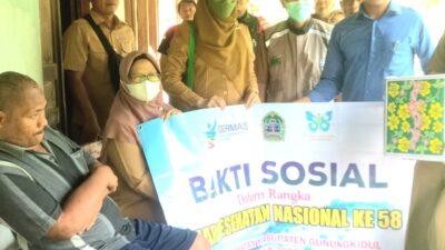 Dinas Kesehatan Kabupaten Gunungkidul Berikan Bantuan Kepada Suyadi Penderita Gangguan Kejiwaan di Kalurahan Siraman