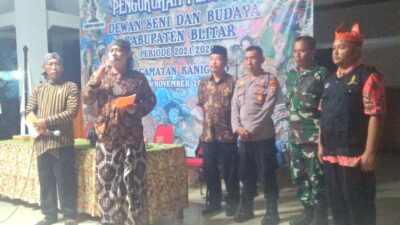 Pengukuhan Pengurus Dewan Seni dan Budaya Kabupaten Blitar Periode 2021-2026 Tingkat Kecamatan