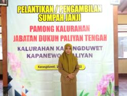 Dukuh Paliyan Tengah, Kalurahan Karangduwet, Paliyan Resmi Terlantik, Ermi Lestari : 24 Jam Saya Akan Selalu Ada Untuk Masyarakat