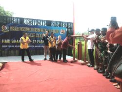 Rangkaian Kegiatan Hari Bhakti Ke-77, Keluarga Besar Paspampres Berikan Bantuan Pengeboran Air Bersih di Gunungkidul