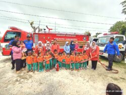 Pengenalan Dini Terhadap Dampak Kebakaran, 5 Kelompok Belajar Lakukan Kunjungan ke Kantor Pemadam Kebakaran