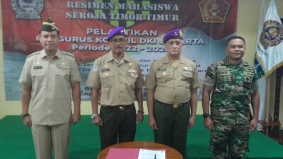 Pelantikan Ketua dan Pengurus Ika Menwa Seroja Timor Timur Korwil DKI Jakarta