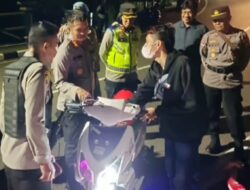 Knalpot Brong Menjadi Sasaran Penertiban Patroli Polsek Playen