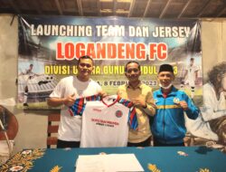 Jelang Bergulirnya Kompetisi Divisi Utama Gunungkidul, Logandeng FC Launching Tim dan Jersey Tahun 2023