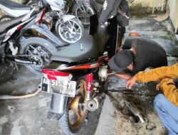 12 Sepeda Motor Milik Pelajar SMKN 1 Gedangsari Terjaring Operasi Penertiban Knalpot Brong
