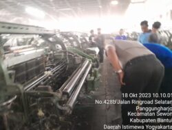 Disebabkan karena Arus Pendek Listrik, Mesin Tenun Milik PT. Samitex di Kapanewon Bantul Terbakar