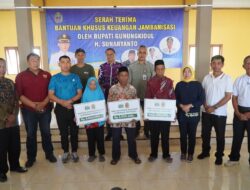 150 KK di Kapanewon Ponjong Terima Bantuan Jamban, Bupati: Tolong Digunakan sesuai Peruntukan