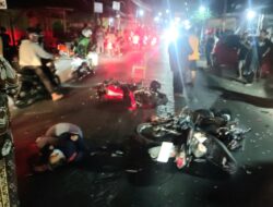 Berkendara Ugal Ugalan Pengendara Honda CBR Tabrak Pemotor di Jalan Pleret-Jejeran Bantul