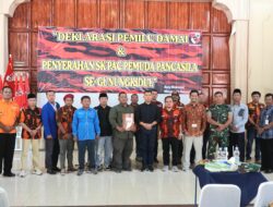 Bupati Sunaryanta Hadiri Deklarasi Pemilu Damai yang Digelar Ormas Pemuda Pancasila Kabupaten Gunungkidul