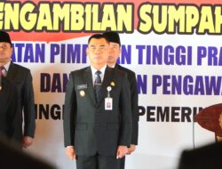 Bupati Sunaryanta Lantik Sejumlah 66 Pejabat Dilingkup Pemkab Gunungkidul, Berikut Formasinya