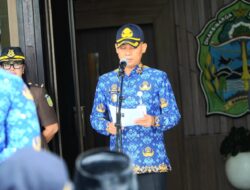 Meskipun Diguyur Hujan, Upacara HUT Korpri ke-53 Tetap Khidmat