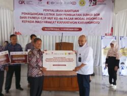 Alumni 80A FEB UPN Veteran Yogyakarta Bantu 162 Instalasi Listrik dan Sumur bor di Karangmojo